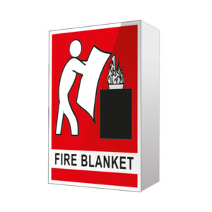 FIRE BLANKET RIGHT ANGLE LOCATION SIGN